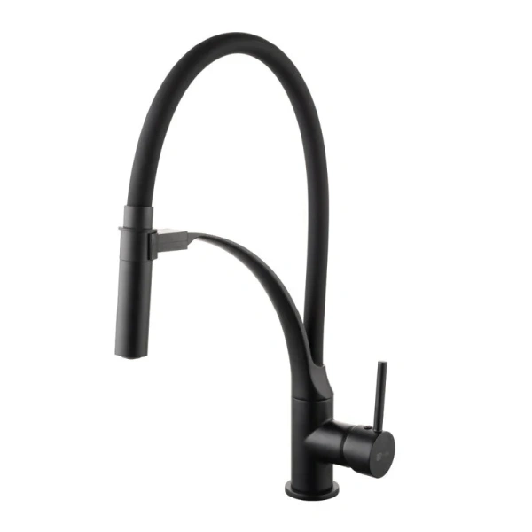 Смеситель для кухни Lemark Soul черный LM6007BL (детальная фотография)