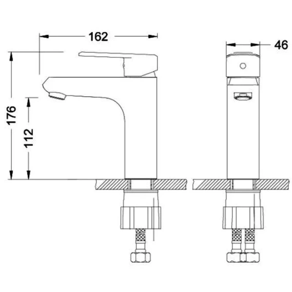 Душевой комплект Lemark Point хром LM0380C (детальная фотография), душевые комплекты, наборы
