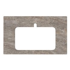 Столешница для встраиваемых сверху раковин Kerama Marazzi Plaza Classic 80 см Парнас пепельный лаппатированный