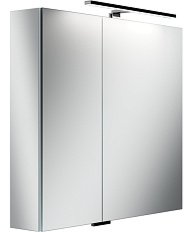 Зеркальный шкаф с подсветкой Sancos Hilton 80 см с розеткой