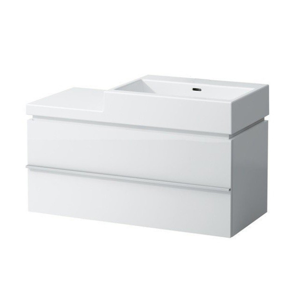 Раковина Laufen Living 100 см без отверстия для смесителя 8.1843.1.000.109.1 (детальная фотография), современные, hi-tech