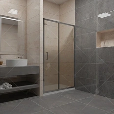 Душевая дверь в нишу RGW Passage PA-14 140 см профиль хром, стекло прозрачное