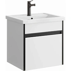 Тумба под раковину подвесная Aqwella Urban 50 см белая