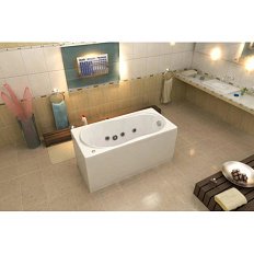 Ванна BAS Тесса 140х70 с гидромассажем