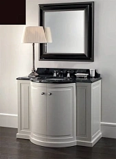 Тумба с мраморной столешницей, цвет полуглянцевый Rubin, мрамор Botticino Fiorito, Devon&Devon Clarence