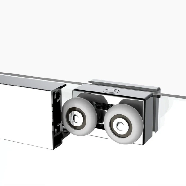 Душевой уголок Black&White Stellar Wind 7151000 + 720100S 100x100 см профиль хром (детальная фотография), 100х100