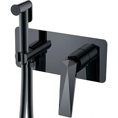 Гигиенический душ со смесителем Boheme Venturo GunMetal Shine