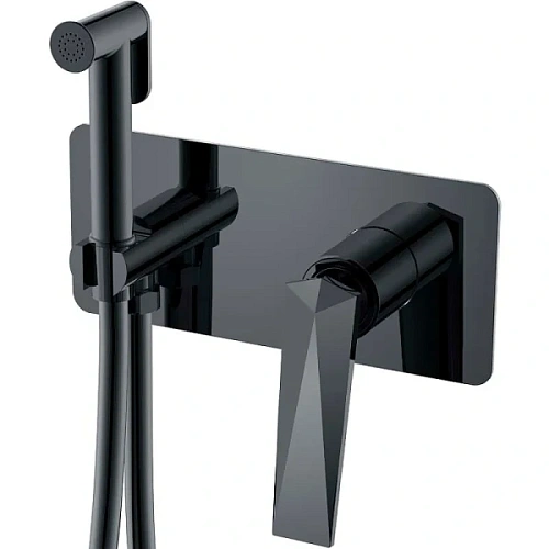 Гигиенический душ со смесителем Boheme Venturo GunMetal Shine - фото 7