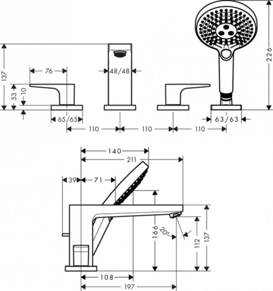 Смеситель для кухни сталь Grohe Zedra 32553000 (детальная фотография), для кухни