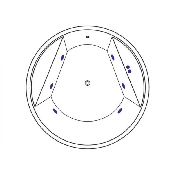 Ванна гидромассажная Excellent Great Arc Soft 160 см, белый/хром, WAEX.GRE16.SOFT.CR (детальная фотография), отдельностоящие