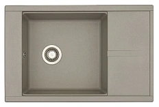 Мойка для кухни Акватон Делия 78 см серый шелк