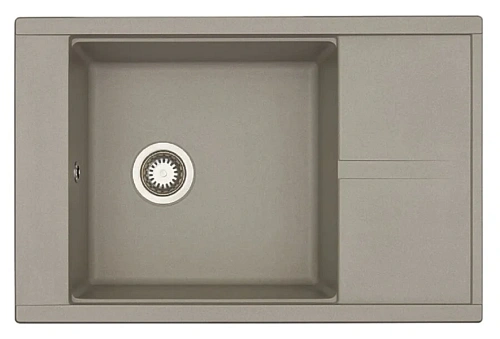 Мойка для кухни Акватон Делия 78 см серый шелк - фото 7