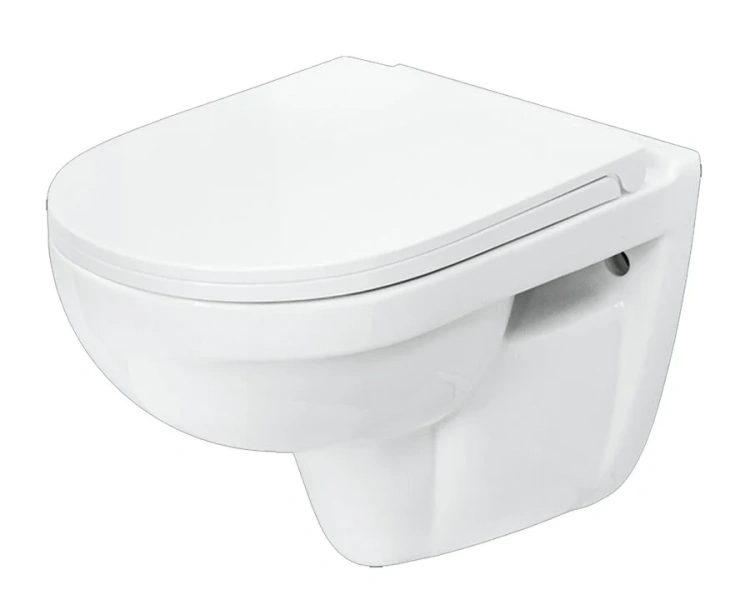 Унитаз подвесной Sanita Lux Best с сиденьем микролифт WC.WH/Best/DM/WHT.G/S1 (детальная фотография)