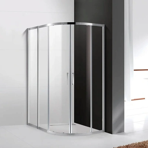 Душевой уголок Cezares Molveno 120х100 см стекло прозрачное - фото 1