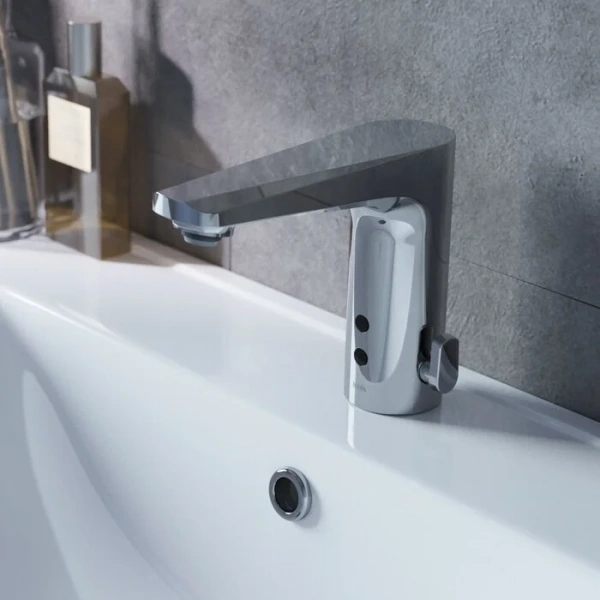 Смеситель для раковины IDDIS Pulse сенсорный PULSBS3i86 (детальная фотография), хром