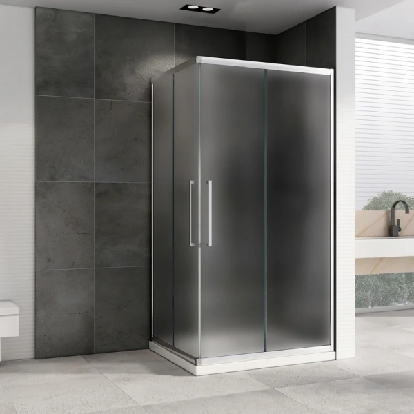 Душевой уголок Abber Schwarzer Diamant 120x90 см стекло матовое AG02129MH (детальная фотография), прямоугольные