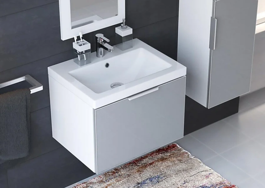 Раковина мебельная OWL 1975 Cersanit Como 70 см белая S-UM-COM70/1-w (детальная фотография), по запросу index_1