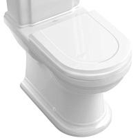 Чаша для унитаза-компакта Villeroy & Boch Hommage ярко-белая с покрытием CeramicPlus