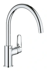 Смеситель для кухни Grohe BauFlow с высоким изливом хром
