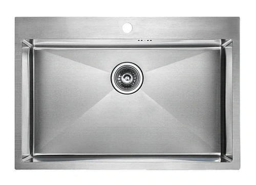 Мойка для кухни Paulmark Vast 75 см нержавеющая сталь - фото 1