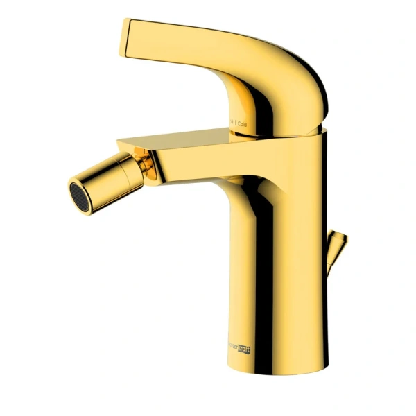 Смеситель для биде WasserKRAFT Sauer золото 7106 (детальная фотография)