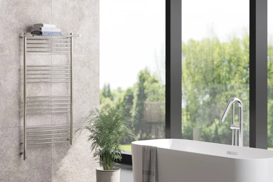 Полотенцесушитель электрический Сунержа Богема 3.0 60х120 см без покрытия 00-5806-1260 (детальная фотография), электрические с наружной вилкой, электрические скрытого подключения, левое подключение