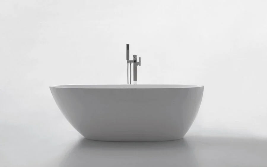 Ванна акриловая BelBagno 170х83 см овальная BB80-1700-W0 (детальная фотография)