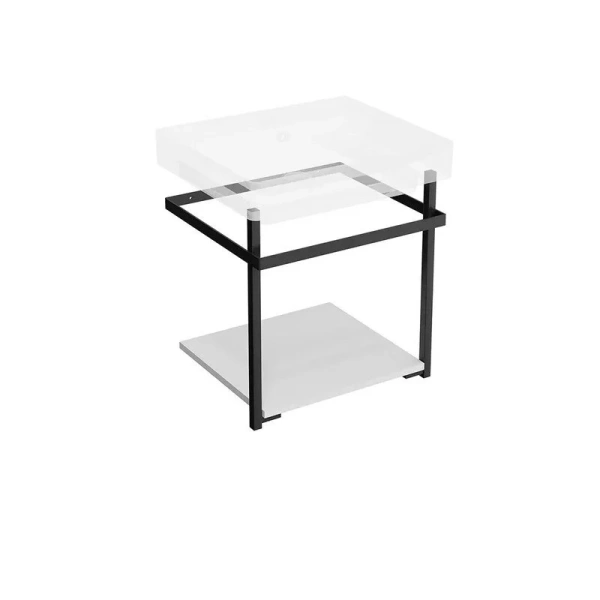 Раковина Kerama Marazzi Pro 50 см подвесная PROR.wb.50 (детальная фотография), одинарные