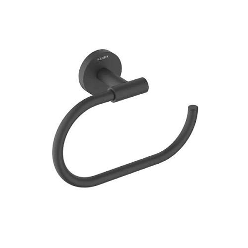 Полотенцедержатель Акватек Оберон черный матовый - фото 1