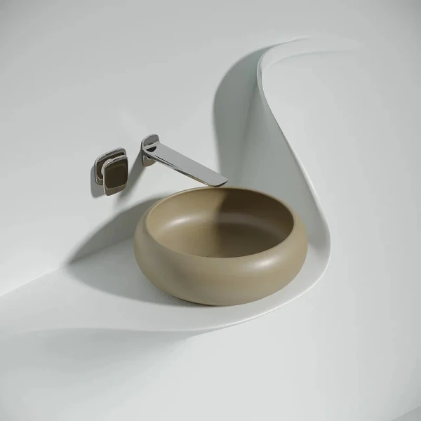 Раковина Ceramica Nova Element 36 см капучино CN6050MC (детальная фотография), современные, hi-tech index_1