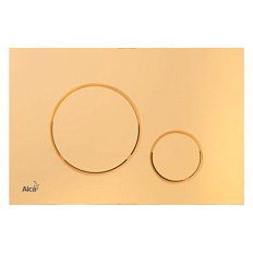 Клавиша смыва Alcaplast Thin золото