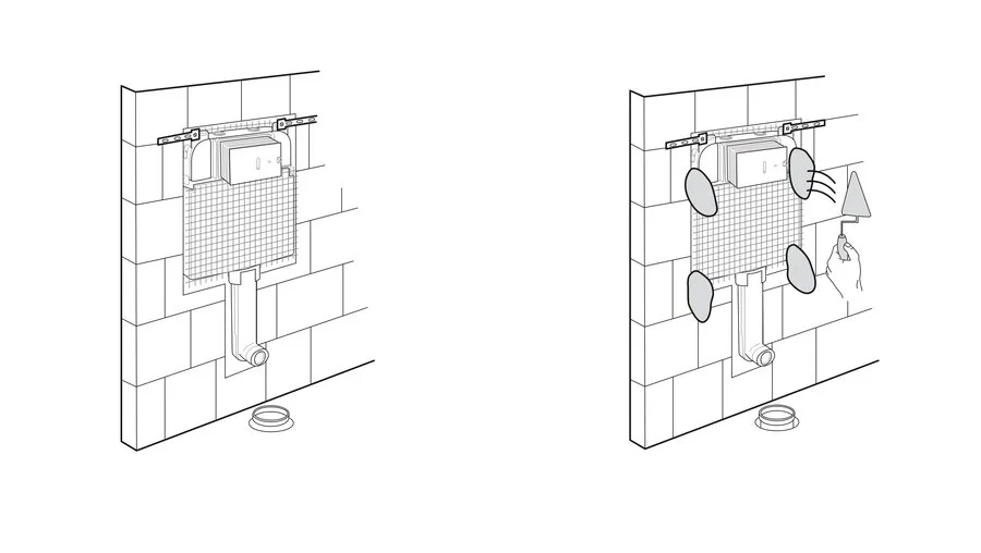 Инсталляция для унитаза Ideal Standard Prosys серая R020467 (детальная фотография), в наличии index_1