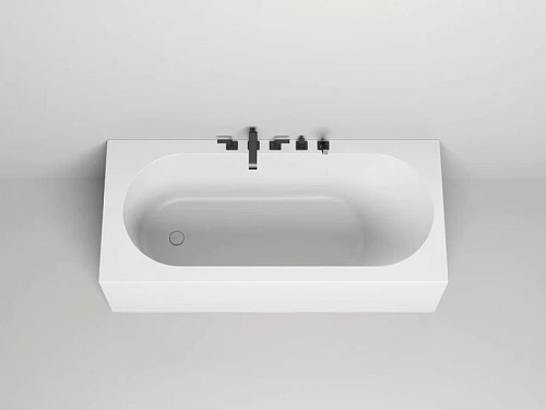 Ванна из искусственного камня Salini Fabia 170x75 см белая матовая - фото 2