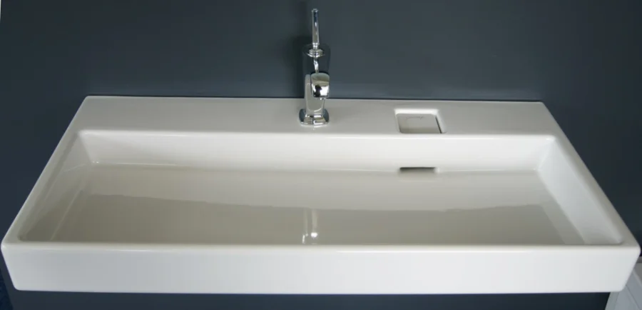 Раковина Jacob Delafon Terrace 100 см подвесная EXC112-00 (детальная фотография), керамические