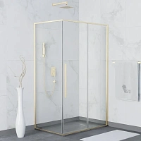Душевой уголок RGW Stilvoll SV-42G 100x80 см профиль золото Brush