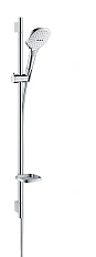 Душевой набор хром-белый Hansgrohe Raindance Select