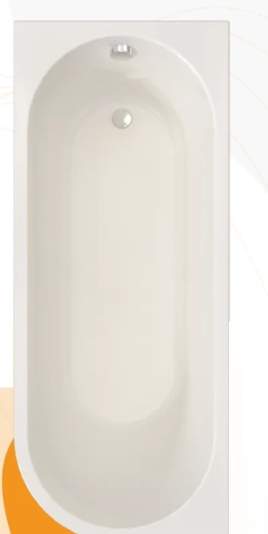 Ванна акриловая Радомир Вальс 3/4, 170 x 70 см, левая, белая, рама-подставка в комплекте 1-01-0-1-1-338 (детальная фотография), прямоугольные