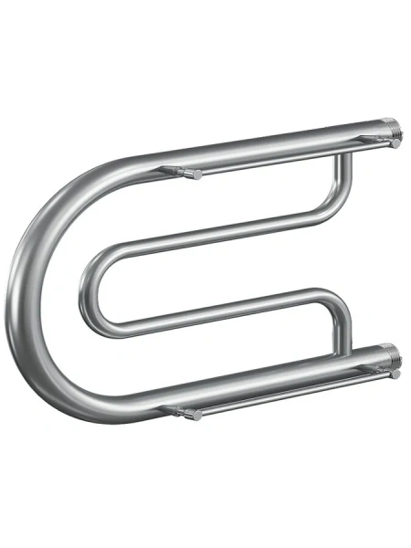 Полотенцесушитель водяной Ника Econ 32x100 см хром ПЛ 32/100 (детальная фотография)