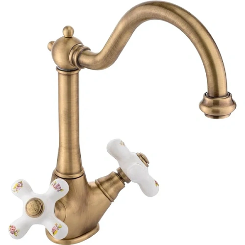 Смеситель для кухни Migliore Provance бронза - фото 2