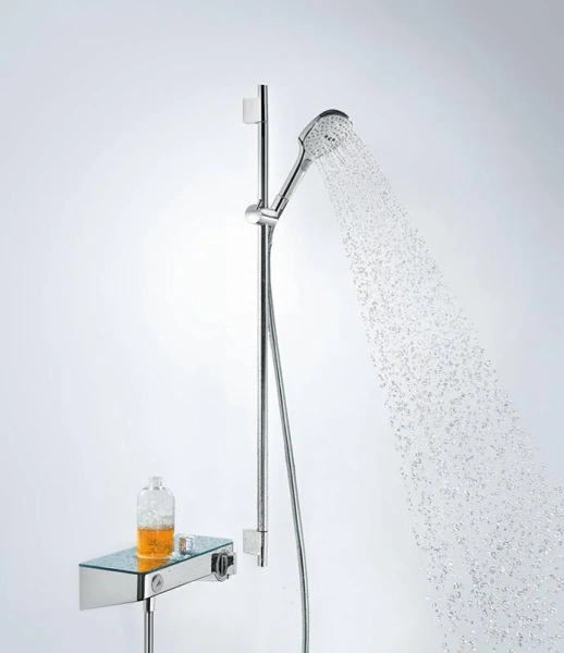 Душевой набор хром-белый Hansgrohe Raindance Select 26623400 (детальная фотография), другие