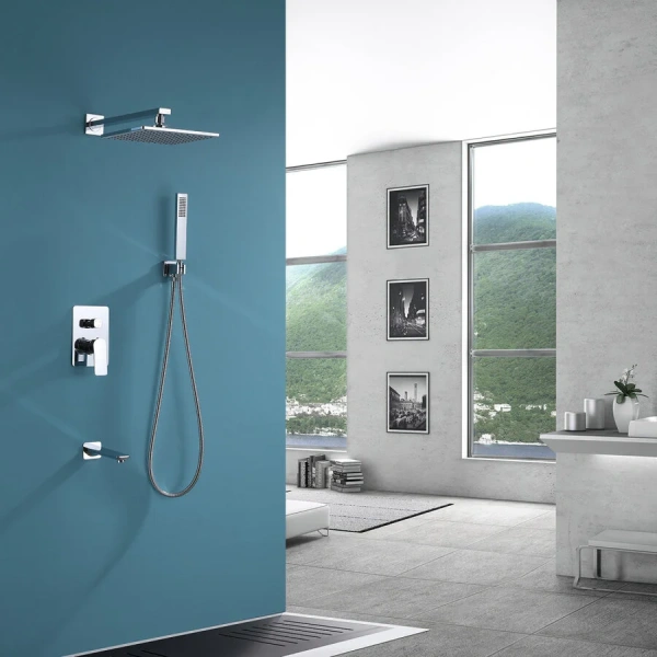 Душевой комплект Abber Weiss Insel хром AF8017 (детальная фотография), хром