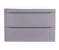 Тумба под раковину подвесная Style Line Бергамо 80 см серая