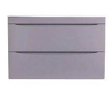 Тумба под раковину подвесная Style Line Бергамо 80 см серая