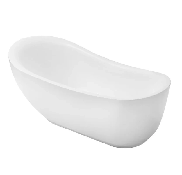 Ванна акриловая Grossman Style 180x89 см белая GR-2303 (детальная фотография), современныe, hi-tech