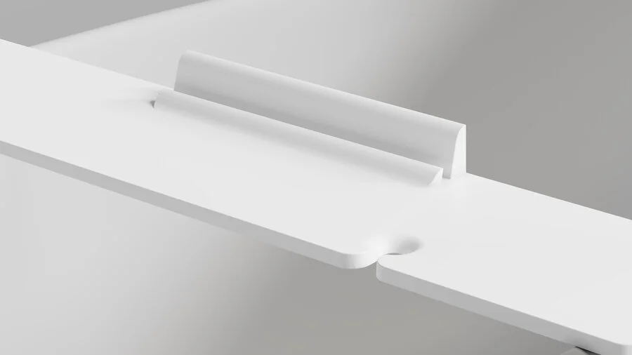 Полка для ванны Salini Gabbiano белая матовая 1906201M (детальная фотография), в наличии index_1