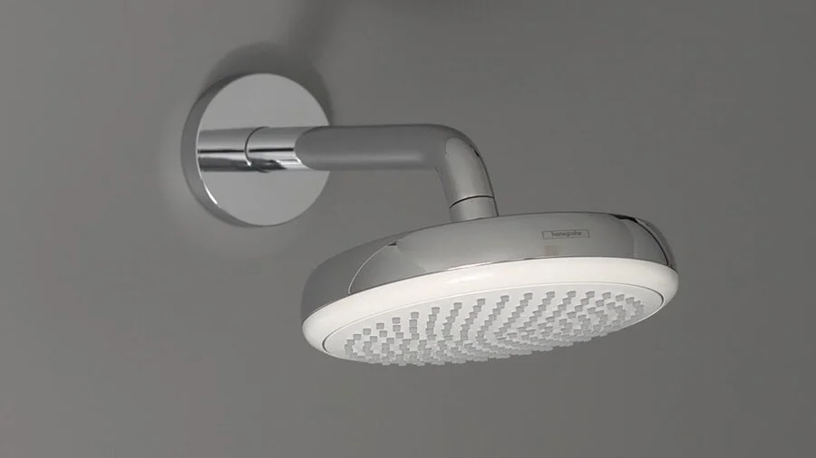 Верхний душ Hansgrohe Crometta хром/белый 26576400 (детальная фотография), хром, белые