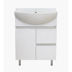 Тумба под раковину напольная Misty Амур 60 см с 2 ящиками