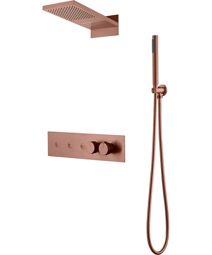 Душевой комплект Boheme Fusion брашированная медь - фото 7