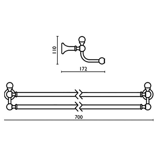 Схема (детальная фотография), хром, бронза, золото