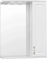 Зеркальный шкаф с подсветкой Style Line Олеандр-2 65 см белый